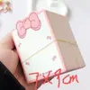Tarjeta Decorativa para Accesorio de Cabello, Pasador de Caramelo Plegable, Accesorio de Joyería Hecho a Mano, Empaque de Cartón, Diseño de Letra Estilo Ins