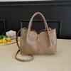 Bolso Cubo Portátil Estilo Coreano para Mujer 2026 Otoño Moda Tendencia Gran Capacidad Bolso de Hombro de Gama Alta Bolso Cruzado para Viajes
