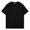 Camiseta Masculina Verão Seda Romana Costura Camiseta Casual Masculina Jaqueta Solta Masculina Manga Curta Top para Homem