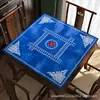 Tapete para Mesa de Mahjong Americano Mais Vendido Pano Ji Ji Borracha Impermeável na Parte Inferior Antiderrapante Redução de Ruído Resistente ao Desgaste Tapete de Mesa Tapete para Entretenimento em Casa