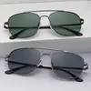 Gafas de Sol de Aviador para Hombre Transfronterizas, Montura Grande de Metal, Puente Doble Clásico, Protección Solar para Conducir, Gafas de Sol Polarizadas al por Mayor