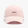 Gorra de Béisbol de Estilo Japonés de Moda con Parte Superior Suave Bordado de Letras Simple Nuevo Unisex Versátil para Primavera y Verano Visera Curva Gorra de Pico para Pareja