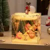 Regalo Sorpresa Navideño para Niños Cubo de Rubik Adorno de Escritorio Luz Nocturna Creativa de Lente Fiesta del Huevo Sanrio Kt