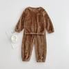 [Beneficio de Código Rompedor] Traje de Terciopelo Grueso para Niños Otoño e Invierno Ropa para Niños Conjunto de Dos Piezas de Invierno para Niños Pequeños y Medianos