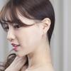Pendientes largos de constelación de oso con estrella de cinco puntas y microincrustaciones de circonita, personalizados a la moda japonesa y coreana.