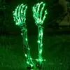 Halloween Inserção de Chão Luminosa Mão Osso Horror Esqueleto Decoração Arranjo de Cena Atmosfera Caveira Pátio Externo Gramado