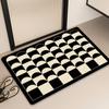 Alfombra de Piso para Inodoro Baño Antideslizante Absorbente Inodoro Fuerte Puerta Inodoro Tierra de Diatomeas Secado Rápido Alfombra para Pies Alfombra Baño