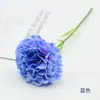 Arranjo de flor artificial cravo de haste curta e haste única, buquê adereço para fotografia de jardinagem, decoração de parede de plantas para casa flor de seda