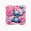 Almofada Criativa da Série Cartoon Stitch, Capa de Almofada Fofa para Casa, Quarto, Sala de Estar, Capa de Almofada de Encosto Ultramacia