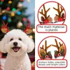 Novos Acessórios de Natal para Pets Grampo de Cabelo de Alce Cartoon Decoração de Festa de Natal para Cães e Gatos Pequeno Presépio Clip