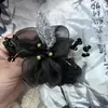 Goma de Pelo de Malla de Lujo Ligero para Mujer, Accesorio Elegante de Gama Alta para el Cabello, Cuerda para Coleta, Banda Elástica para el Cabello para Mujer