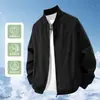 Chaqueta de aviador estilo americano para hombre, nuevo modelo primavera y otoño, chaqueta tipo béisbol de corte holgado, ropa de trabajo, casual, moderna, abrigo de moda