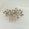 Accesorios para el Cabello Hechos a Mano de Cristal para Bodas Europeas y Americanas, Peines Pequeños, Peines Laterales, Pasadores, Pasadores Florales con Pedrería