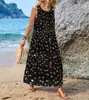 Vestido Casual sin Mangas con Estampado Bohemio para Mujer de Tienda Independiente de Amazon 2024