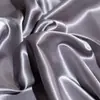 Tecido Cetim Cristal Cetim Preto e Branco, Sedoso e Leve com Caimento Brilhante, Adequado para Vestidos de Designer, Qipaos e Roupas de Dormir