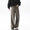 Jeans Masculino Americano High Street Tendência de Alta Qualidade Outono 2025 Novo Lavagem Pesada Algodão Puro Reta Calça Casual