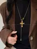 Colar de Resina com Contas Estilo Étnico Retrô, Corrente de Clavícula Fashion e de Alta Qualidade, Joia Personalizada de Nicho para Mulheres