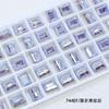 Dongzhou Cristal K9 Puntiagudo Accesorios de Joyería DIY Pequeño Caramelo de Roca Taladro Decorativo Sonido de Sacudida Explosiones Taladro de Uñas Colorido