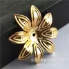 Acessórios para Joias Artesanais DIY 30*30mm Peça de Flor Tridimensional de Cobre Grampo de Cabelo Broche Material para Acessório de Cabelo de Noiva A441