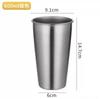 Fábrica al aire libre de acero inoxidable 304 taza de agua para picnic taza de camping conveniente taza de publicidad taza de cerveza de tamaño grande y mediano pequeño