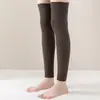 Calcetines Gruesos Cálidos de Otoño e Invierno para Mujer, Calcetines de Caña Larga de Nueve Puntos Hasta la Rodilla/Muslo, Calcetines de Rodilla con Forro de Felpa, Venta al por Mayor