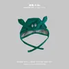 Gorro Infantil Yipan Verde Invierno Estilo Coreano Nuevo Niños Niñas Bebés Gorro de Algodón Añadido Gorro con Protección para los Oídos de Bebé