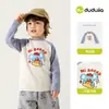 Ropa de Invierno Cálida con Forro Polar para Niños Dudu, Ropa para Niños y Niñas, Camiseta Térmica Base de Invierno, Camiseta de Manga Larga para Bebé, Ropa Infantil