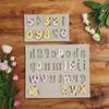 Zhongcheng Molde de silicona líquida para letras de estuche para hornear DIY, molde de arcilla para pastel de azúcar DIY, molde para chocolate en stock