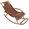 Silla mecedora decorativa de ratán para almacenamiento de pie, mecedora para siesta, silla de ratán gruesa de ocio para personas mayores, pieza decorativa de almacenamiento de pie