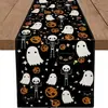 Amazon Runner de Mesa Estampado Runner de Mesa de Halloween Estilo Europeo Lujo Ligero Calabaza Mantel Festivo Mantel para Mesa de TV Amazon