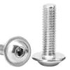 Tornillos de Cabeza Exagonal de Acero al Carbono Niquelados con Arandelas Tornillos de Cabeza Exagonal con Mediadores Pernos de Cabeza Exagonal M3M4M5M6M8