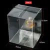 Estoque Disponível Caixa Transparente para Embalagem de Doces para Pet Caixa de Joias Caixa de Brinquedos 8*8*10cm