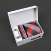 Nueva Caja de Regalo para Corbata de Hombre Transfronteriza con Bordado Jacquard, Stock Listo de Fábrica al por Mayor, Personalización de Logo, Empaque de Caja de Regalo de Alta Gama