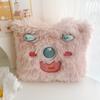 2026 Nuevo Lindo Monstruo Pequeño Dibujo Animado Bolso de Felpa Gran Capacidad Bolso de Hombro para Estudiante Femenina Estilo Ins