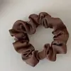 Elástico de Cabelo de Cetim para Meninas, Faixa de Cabelo Estilo Preguiçoso, Acessório Simples para Coque para Mulheres