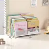 Estante de Mesa para Livros Ilustrados Infantis Caixa de Armazenamento de Livros de Mesa Prateleira Superior de Mesa para Leitura de Bebê ao Lado da Cama