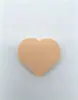 Esponja de maquillaje ultra delgada y plana en forma de corazón, adecuada tanto para uso húmedo como seco, esponja de maquillaje de poliuretano hidrofílica de la fábrica original
