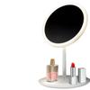 Espejo de Maquillaje LED Recargable de Escritorio con Luz Espejo de Maquillaje para Dormitorio Espejo de Maquillaje Portátil para el Hogar de Mujeres