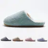 Nuevas Zapatillas de Casa de Algodón Estilo Japonés 2024 Invierno Gruesas Antideslizantes Pareja Felpa Suela Gruesa Zapatos de Maternidad para Hombres