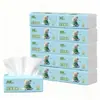 Crema Humectante para Bebé Papel de Tejido Papel de Tejido de 4 Capas Caja Completa Papel Higiénico Doméstico Servilletas Papel de Tejido Húmedo Humectante