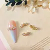 Novos Acessórios para Nail Art de Asas de Anjo, Zircônia Brilhante em Formato de Olho de Cavalo Inlaid, Galvanoplastia que Preserva a Cor, Acessórios Versáteis para Nail Art DIY