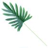 Simulação de peça única de folha de bambu de tartaruga Folha de Kui Folha de cauda espalhada Folha verde Folha falsa única Decoração de casamento Folha verde falsa de plástico