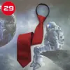 Corbata Formal para Boda, Rojo Vino, Estilo Coreano, Corbata de Cremallera Estrecha de 8 cm para Novio, Corbata Rayada Profesional de Negocios para Hombres y Mujeres