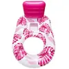 Nueva Silla Flotante Inflable de Malla con Forma de Limón Amarillo Transfronteriza, Cama Flotante Inflable para Piscina, Flotador Hamaca