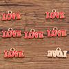 8 Cores 9X17Mm Liga DIY Joias Pingente Esmaltado Ouro Velho Letra Inglesa Amor Pingente Dia dos Namorados