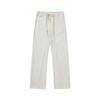 Ropa de Trabajo Primavera y Verano Ligeramente Acampanados Deportivos Patchwork Deconstruidos Pierna Ancha Pantalones de Chándal Versátil Juvenil Popular Color Puro Corte Limpio Casual