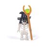 Muñeca Ensamblada Transfronteriza Velez Cementerio de Partículas Pequeñas Bloques de Construcción Calavera Sagrada Fantasma Muerte Escena MOC Juguete