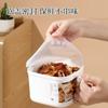 Caja de Almacenamiento de Platos Importada de Japón Tarro Sellado para Alimentos con Asa Caja para Conservar Frescura Caja para Verduras de Cocina Caja de Almacenamiento para Refrigerador