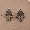 20X15Mm 0.8g Multicor DIY Acessórios para Joias Feitas à Mão Popular Europeu e Americano Pingente de Palma Hansa