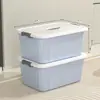 Caja de Almacenamiento Engrosada para Ropa, Juguetes, Snacks de Casa y Coche, Caja de Almacenamiento de Respaldo, Caja de Almacenamiento tipo Canasta de Plástico